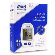 دستگاه تست قند خون آوان مدل AGM01 - همراه با یک بسته نوار 50 عددی